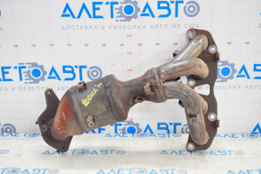 Exhaust manifold with catalytic converter Nissan Rogue 14-17 type 2