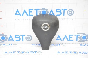 Airbag in steering wheel driver Nissan Rogue 14-16 black, rust pyropatr