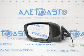 Left side mirror complete Nissan Rogue 14-16 5 pins, turn signal, graphite KAD