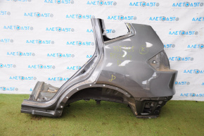Quarter wing rear left Nissan Rogue 14-20 graphite