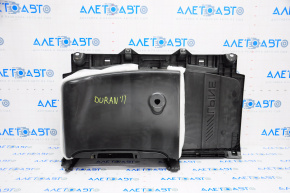 Trunk box for subwoofer Dodge Durango 11-11 with lid, black