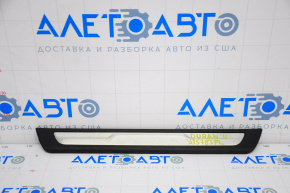 Door sill trim front left Dodge Durango 11-24 black, with chrome, scratches