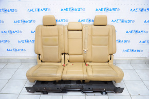 Rear row of seats 2nd row Dodge Durango 11-14 heated, beige leather, dry cleanable