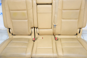 Rear row of seats 2nd row Dodge Durango 11-14 heated, beige leather, dry cleanable