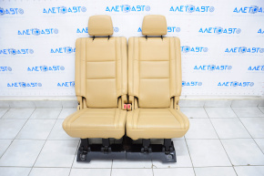 Rear row of seats 3 row Dodge Durango 11-13 leather beige