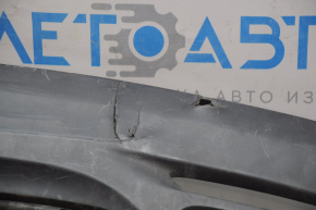 Rear bumper trim Chrysler 200 15-17 under 2 pipes scratches, torn
