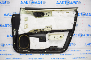 Front left door panel, Nissan Pathfinder 13-16, black leather