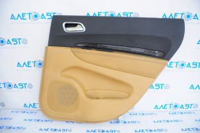 Door trim card rear right Dodge Durango 11-13 beige, armrest leather, molding black gloss Citadel