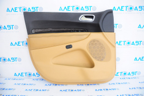 Door trim card front left Dodge Durango 11-12 beige, armrest leather, molding black gloss, seat memory Citadel