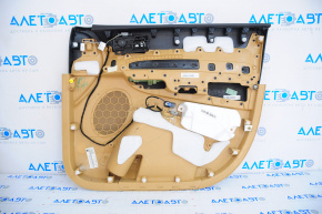 Door trim card front left Dodge Durango 11-12 beige, armrest leather, molding black gloss, seat memory Citadel