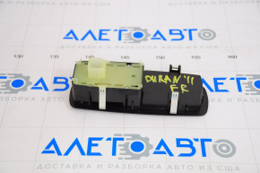 Front right window lift control Dodge Durango 11-15 black, auto