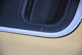 Center console trim with cup holders Dodge Durango 11-13 beige, crack