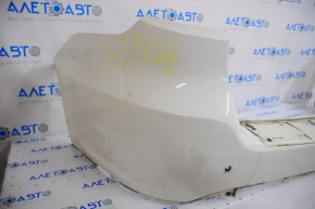 Bare rear bumper Dodge Durango 11-13 for parking sensors and BSM, white, cracked mount