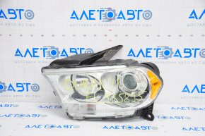 Headlight front left complete Dodge Durango 11-13 xenon, light, crack on glass