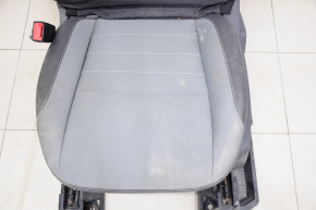 Driver's seat Ford Escape MK3 13-15 without airbag, electric, cloth, black-gray, for cleaning