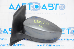 Left side mirror assembly Ford Escape MK3 13-16 prerest 3 pins, graphite