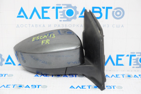 Right side mirror complete Ford Escape MK3 13-16 prerest 3 pins, graphite