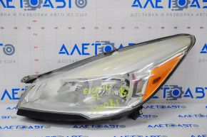 Headlight front left bare Ford Escape MK3 13-16 dorest halogen, cobweb, for polishing