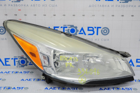 Headlight front right bare Ford Escape MK3 13-16 dorest halogen, for polishing, cobweb