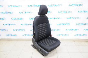 Passenger seat Ford Fusion mk5 13-15 without airbag, electric, cloth black