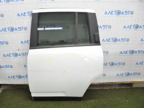 Door assembly rear left Jeep Compass 11-16 white PW7, dents