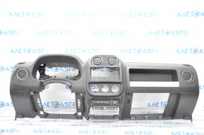 Torpedo front panel without AIRBAG Jeep Compass 11-16 black