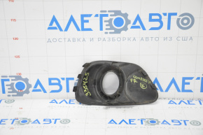 Right fog light frame Jeep Compass 11-16 structure, edges are dented
