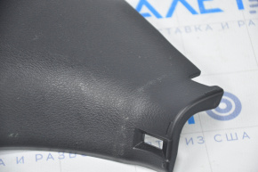 Front pillar trim lower left Lexus ES300h ES350 13-15 black, scratches, worn