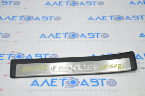 Door sill trim rear left outer Lexus ES300h ES350 13-18 chrome, butt