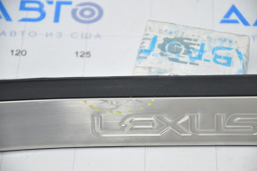 Door sill trim rear right outer Lexus ES300h ES350 13-18 chrome, worn
