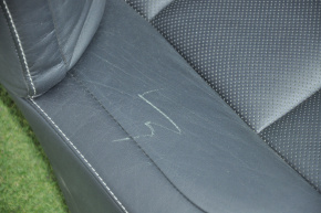 Rear row of seats 2 row Lexus ES300h ES350 13-14 with airbag, leather black, worn leather