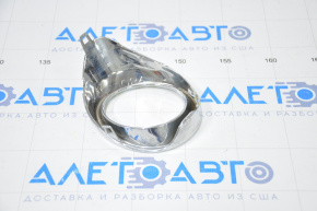 Right fog light frame Lexus ES300h ES350 13-15 pre-rest chrome, broken mount