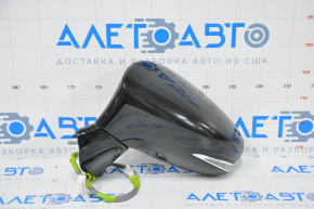 Left side mirror assembly Lexus ES300h ES350 13-15 14 pins, BSM, auto-dimming, turn signal, black