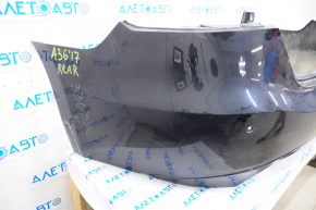 Bare rear bumper Nissan Maxima A36 16-18 pre-restyling, for parking sensors, black, crack in the crepe