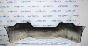 Bare rear bumper Nissan Maxima A36 16-18 pre-restyling, for parking sensors, black, crack in the crepe