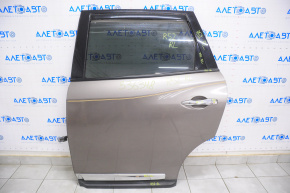 Door assembly rear left Nissan Pathfinder 13-20 under chrome molding, brown CAL