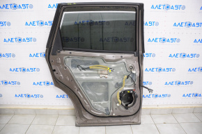 Door assembly rear left Nissan Pathfinder 13-20 under chrome molding, brown CAL