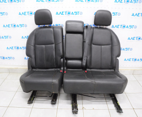 Rear row of seats 2 row Nissan Pathfinder 13-16 leather black