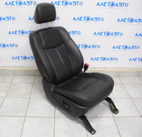 Passenger seat Nissan Pathfinder 13-16 with airbag, electric, leather black