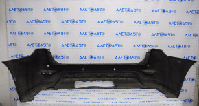 Rear bumper bare Nissan Pathfinder 13-16 pre-rest under parket brown broken fastening pokes scratches