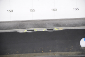 Rear bumper bare Nissan Pathfinder 13-16 pre-rest under parket brown broken fastening pokes scratches