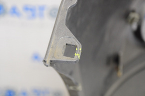 Front bumper bare Nissan Pathfinder 13-16 prerest, brown, dented, broken crepe