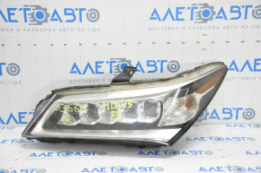 Headlight front left bare Acura MDX 14-16 prerest, LED
