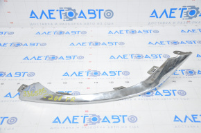 Molding lower grille front bumper right Chrysler 200 15-17 chrome sand
