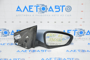 Side mirror right assembly Chrysler 200 15-17 5 pins, heated, blue