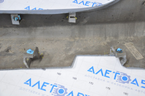 Right threshold Chrysler 200 15-17 blue, dented, broken fasteners, scratches, dented lower fasteners