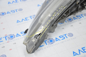 Headlight front left bare Chrysler 200 15-15 halogen without fastening, broken glass