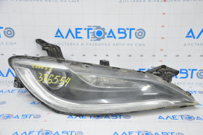 Headlight front right bare Chrysler 200 15-15 halogen without fastening, cracks in glass