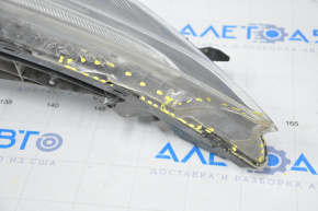 Headlight front right bare Chrysler 200 15-15 halogen without fastening, cracks in glass