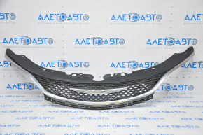 Radiator grill grill Chrysler 200 15-17 complete with molding and badge, emblem defect